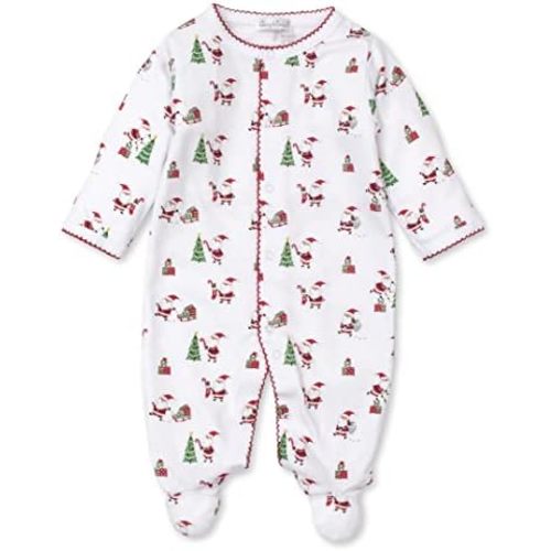 Kissy Kissy Unisex-Baby Neutral Infant Santa Santics Print Footie