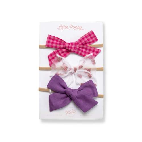 The Taylor Headband Bow Set – Little Poppy Co.
