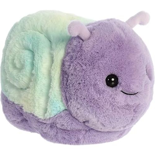 Aurora® Adorable Spudsters™ Emily Snail™ Stuffed Animal - Comforting Cuddles - Playful Companions - Purple 10 Inches