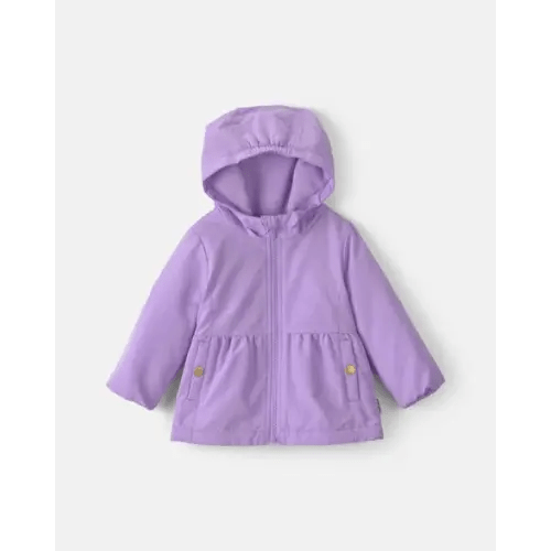 Baby Girl Hooded Midweight Winter Jacket - Purple | Carter's