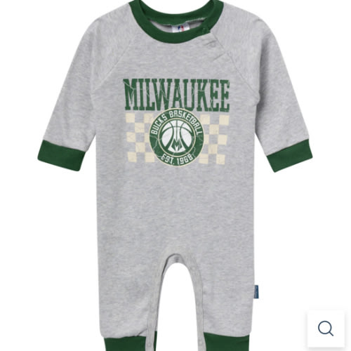 Baby Neutral Milwaukee Bucks Romper – Gerber Childrenswear