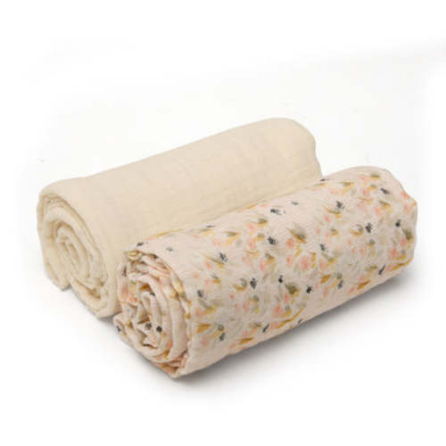 DOLI Swaddles (2-Pack) - Elisabeth Milk