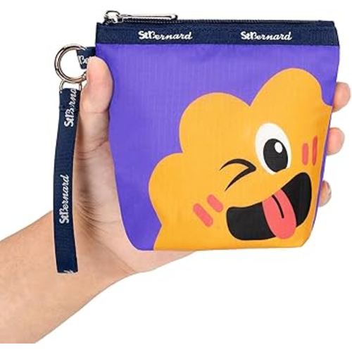 StBernard Kids First Aid Kit, EDC Mini Portable Medical Kit with Cute Bandages, Tools for Children's Daily Boo-Boos, Suits for Home, School, Camping, Hiking, Cub Scouts, Backpacking (Purple)