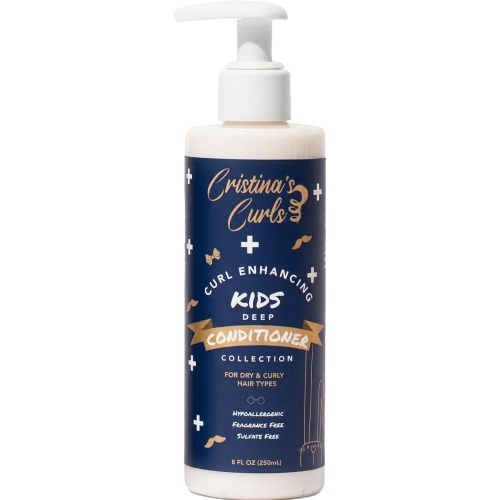 Cristina's Curls Curl Shampoo For Kids – Gentle Low Foam Cleanse That Keeps Curls Hydrated