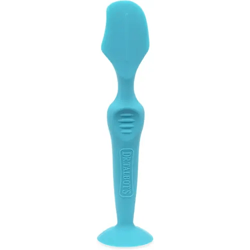 Nuby Dr. Talbots Silicone Diaper Cream Brush with Suction Base, Aqua