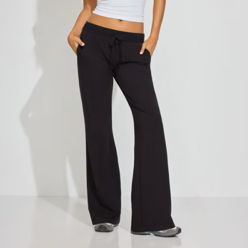 Stretch Terry Bootcut Pants