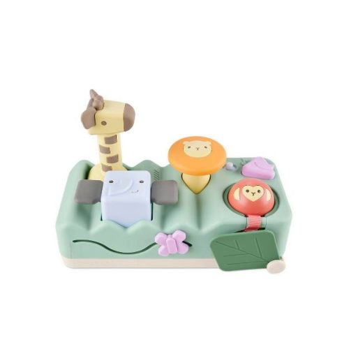 Skip Hop Geometric Wonders 2-in-1 Pounding Bench Toys, 3m+ - 2pc