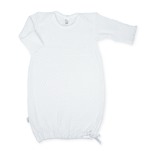 Paty Knit Overlap Shoulder Gown – PatyInc