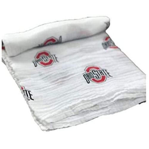 The Ohio State University Muslin Swaddle Blanket 47x47in