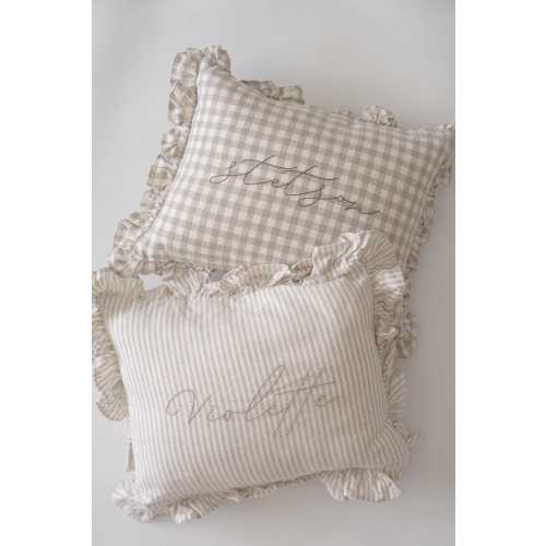 Hand-Embroidered Nursery Pillow | Custom Name Pillow