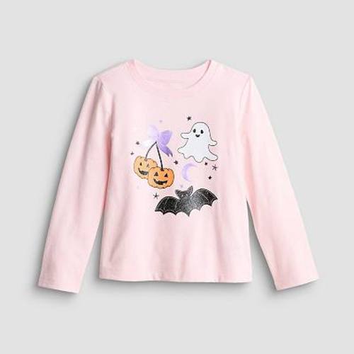 Baby & Toddler Girl Jumping Beans® Halloween Icons Long Sleeve Tee