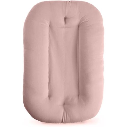 Baby Lounger for Newborn, Bionic Design Baby Lounger, Soft Organic Cotton Breathable Lounger for Infants 0-18 Months (Coral Pink)