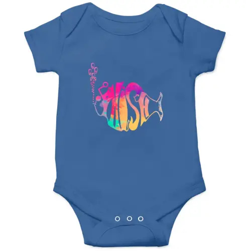 Phish Rainbow -- Onesies Kids's Short Sleeve Onesie 12M Royal sold by Gurinder Singh | SKU 5124303 | Printerval