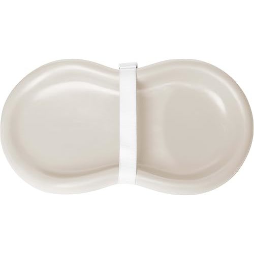 Keekaroo Peanut Changer Baby Vanilla – The Original - Easy-to-Clean Changing pad and The only Shell Over Foam, Fully Water Repellant, Wipeable Diaper pad, Wipe-Clean Changing pad