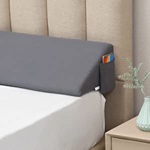 Amazon.com: Vekkia King Size（76"x10"x6"） Bed Wedge Pillow/Headboard Pillow/Mattress Wedge,Gap Filler to Close The Gap (0-6") Between Headboard and Mattress （Gray） : Home & Kitchen