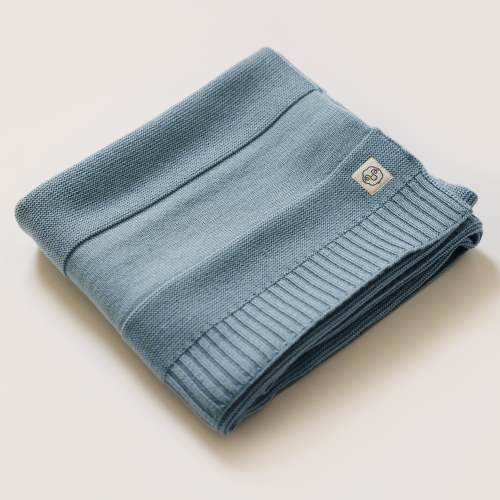 Merino Wool Knitted Baby Blanket | 100% Natural Superfine Merino Wool – Woolino