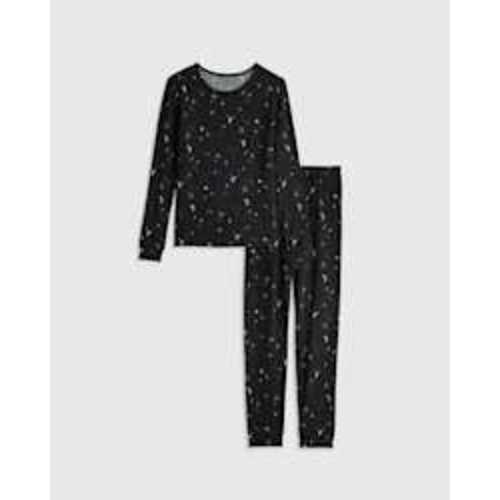 Bamboo Long Sleeve and Pant Pajama Set - Toddler in Night Sky