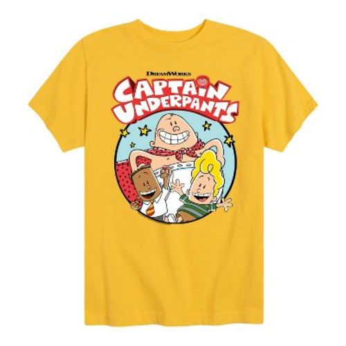 Boys' - Captain Underpants - Captain Underpants, George, & Harold Short Sleeve Graphic T-Shirt