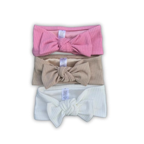 Newborn Satin Lined Bow Headband Gift Set – Aarin & Co.