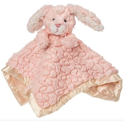 Mary Meyer Baby Lovey Putty Nursery Newborn & Toddler Boys and Girls Security Blanket Stuffed Animal Soft Snuggle Toy, 13 x 13-Inches, Pink Bunny