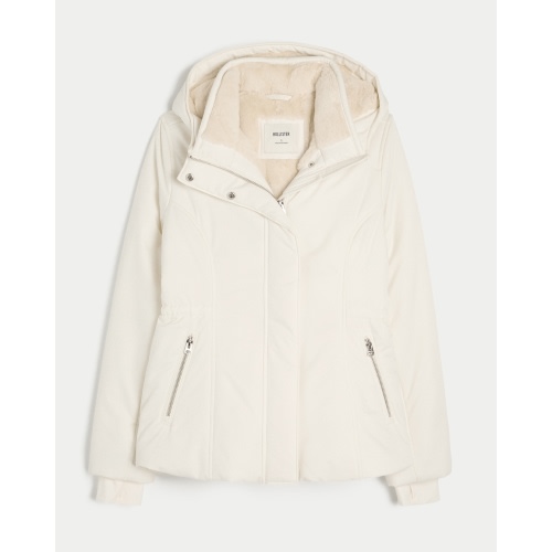 Faux Fur-Lined All-Weather Jacket