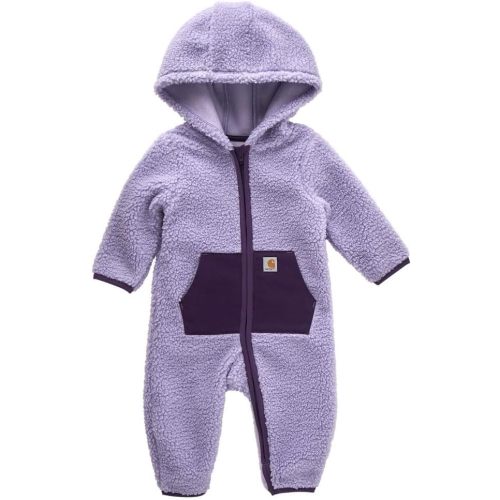 Carhartt girls Long-sleeve Sherpa Zip-front Hooded Coverall