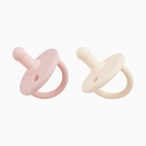Silicone Pacifier (2 Pack) - Petal/Oat Milk