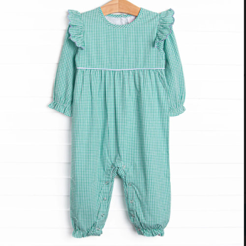 Sea Green Sky Romper, Green – Stitchy Fish