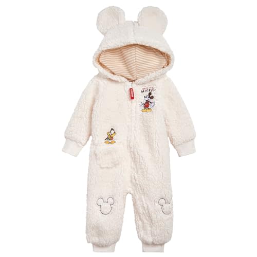 Disney Winnie the Pooh Mickey Mouse Lilo & Stitch Jack Skellington Monsters Inc Baby Zip Up Coverall Newborn to Infant Sizes