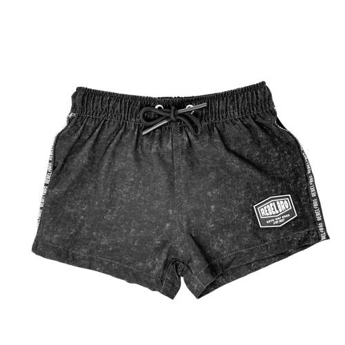Hybrid Swim Trunks in Midnight Tide [Acid Wash]