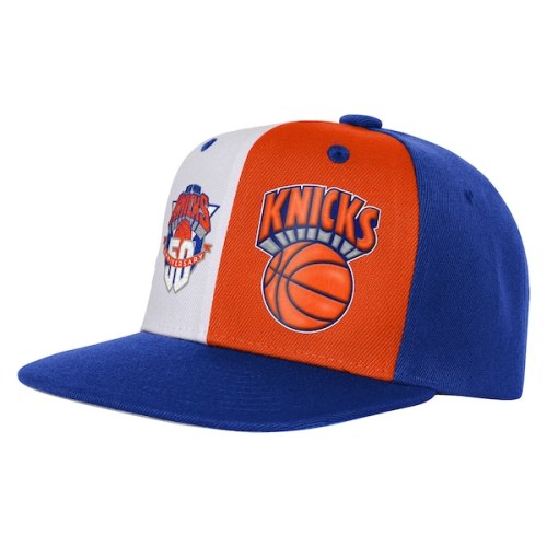 New York Knicks Mitchell & Ness Youth 50th Anniversary Duo Front Snapback Hat - Blue