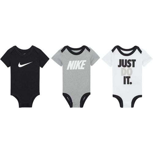 Nike Baby Boy's JDI Swoosh Bodysuit Set - Pack of 3 - Size 9mth Assorted