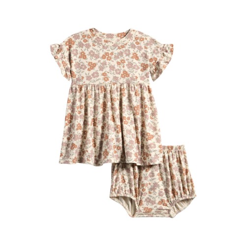 Ditsy Floral Babydoll Dress & Bloomers Set