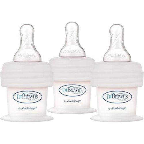 Dr. Brown's First Feeder Bottle with Preemie Nipple - 15cc - 3pk