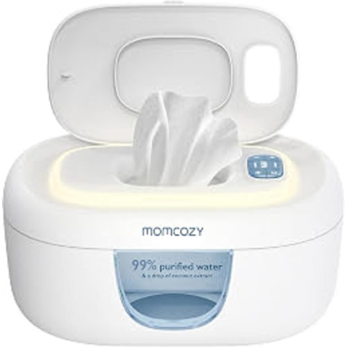 Amazon.com: Momcozy Baby Wipe Warmer, Innovative Spring Design,Large Capacity Dispenser | Wipe Warmer with Night Light, Fast and Even Heating, 4 Adjustable Temperature Modes, Baby Shower & Registry Must-haves, Blue