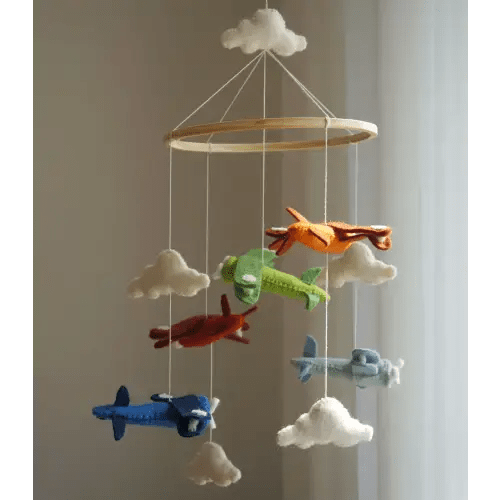 Aeroplane Baby Mobile - Mixed - Gamcha