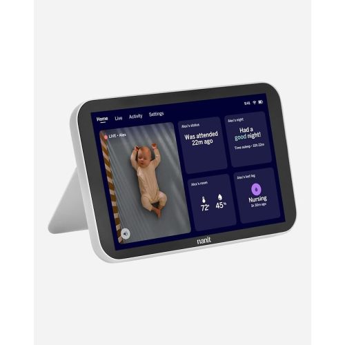 Nanit Display Screen - 8" Touchscreen Dedicated Baby Video Monitor - HD
