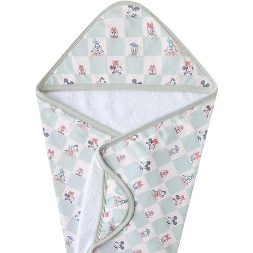 Premium Knit Hooded Bath Towel "Mickey Mouse & Friends" by Copper Pearl