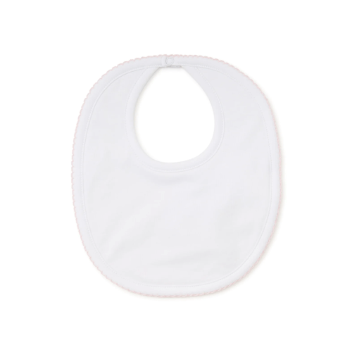 Kissy Kissy Basic Bib white/pink - Spoiled Sweet Boutique - Spoiled Sweet Boutique