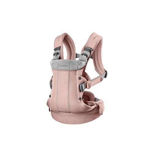 BabyBjörn Baby Carrier Harmony, Dusty Pink, 3D Mesh | 3-in-1 Ergonomic Baby Carrier; Newborn, Facing-in, Outward-Facing, and Back Carrying Positions Supported (7-40 lbs), Newborn to Toddler