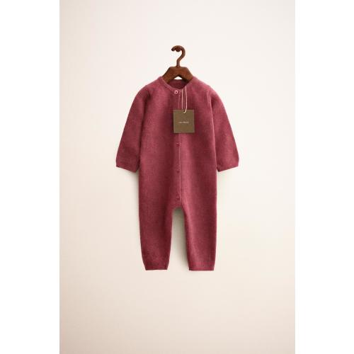 ZARA TIMELESS - 100% CASHMERE LONG JUMPSUIT - Dark pink | ZARA United States