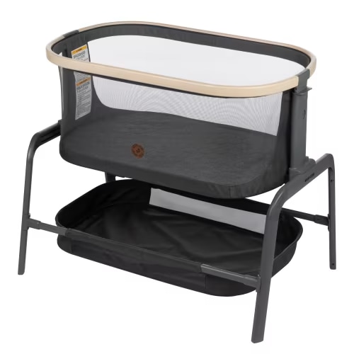 Maxi-Cosi, Bedside Bassinet, Classic Graphite, 20 lbs weight limit