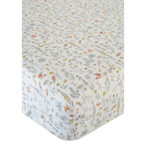 Coco & Wolf
Fitted Sheet Made With Liberty Fabric in Theo Pink