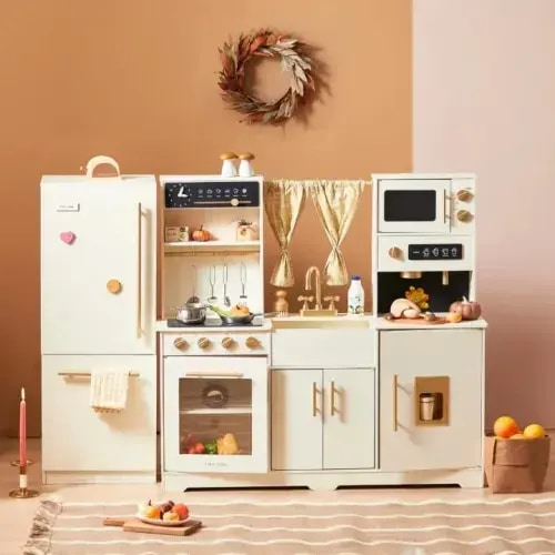 All-in-One Family Feast Gift Set：Luxury Kitchen & Fridge & Organic Food Collection