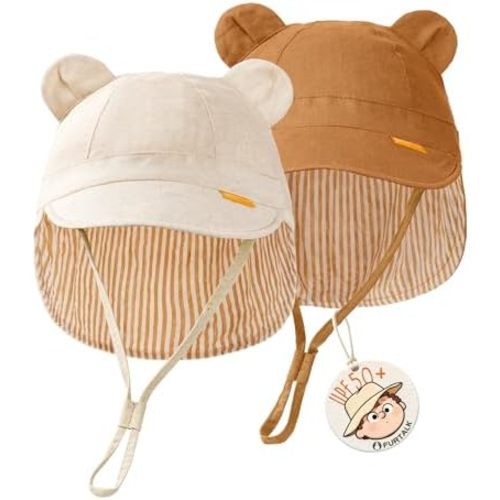 FURTALK Baby Sun Hat UPF 50+ Cute Toddler Bucket Summer Beach Hats for Boys Girls