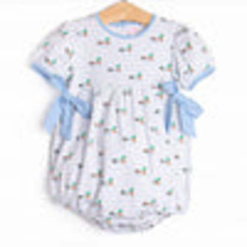 Seasonal Swim Side Tie Bubble, Blue – Stitchy Fish
