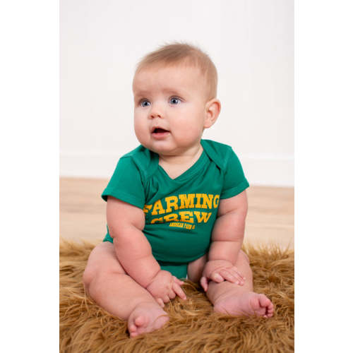 Green 'Farming Crew' Onesie – American Farm Company