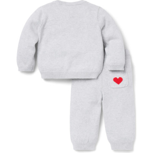 Baby Elephant Matching Sweater Set, Gray - Janie and Jack | Maisonette