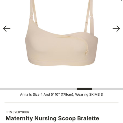 FITS EVERYBODY MATERNITY NURSING SCOOP BRALETTE | SAND | SKIMS