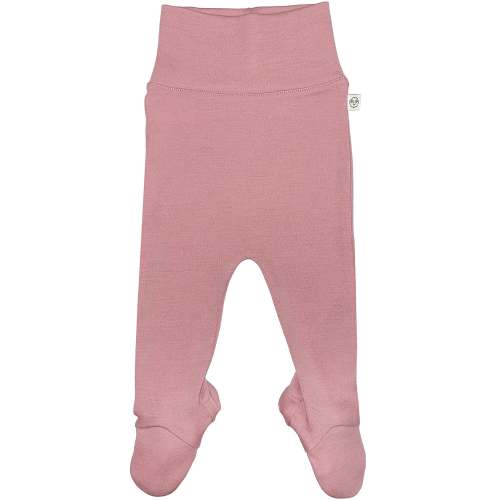 Merino Wool Footed Pants, Blush